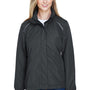 Core 365 Womens Profile Water Resistant Full Zip Hooded Jacket - Carbon Grey