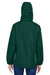 Core 365 78224 Womens Profile Water Resistant Full Zip Hooded Jacket Forest Green Back