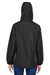 Core 365 78224 Womens Profile Water Resistant Full Zip Hooded Jacket Black Back