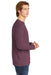 Comfort Colors 6014/C6014 Mens Long Sleeve Crewneck T-Shirt Berry Side