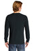 Comfort Colors 6014/C6014 Mens Long Sleeve Crewneck T-Shirt Black Back
