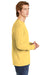 Comfort Colors 6014/C6014 Mens Long Sleeve Crewneck T-Shirt Butter Yellow Side
