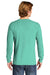 Comfort Colors 6014/C6014 Mens Long Sleeve Crewneck T-Shirt Chalky Mint Green Back