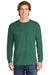 Comfort Colors 6014/C6014 Mens Long Sleeve Crewneck T-Shirt Light Green Front