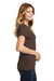 Port & Company LPC450 Womens Fan Favorite Short Sleeve Crewneck T-Shirt Dark Chocolate Brown Side
