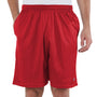 Champion Mens Mesh Shorts w/ Pockets - Scarlet Red