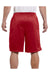 Champion 81622 Mens Mesh Shorts w/ Pockets Scarlet Red Back