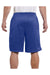 Champion 81622 Mens Mesh Shorts w/ Pockets Athletic Royal Blue Back