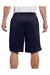Champion 81622 Mens Mesh Shorts w/ Pockets Navy Blue Back