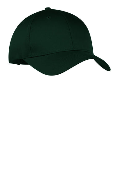 Port & Company YCP80 Twill Hat Hunter Green Front