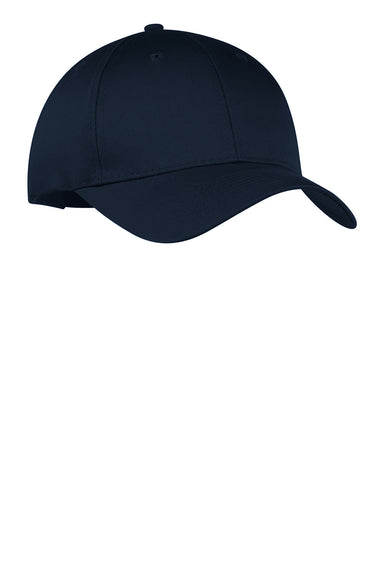 Port & Company CP80 Twill Adjustable Hat Navy Blue Front
