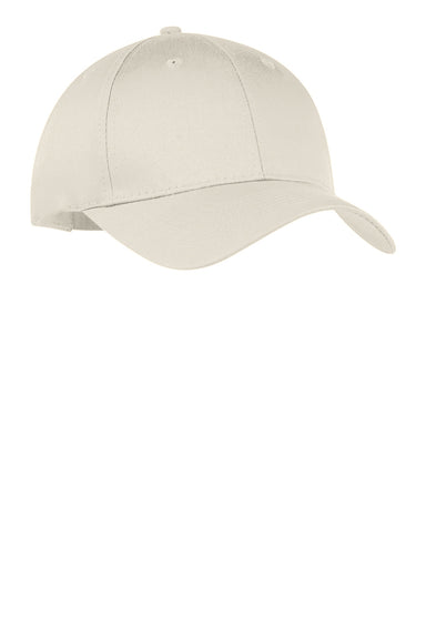 Port & Company CP80 Twill Adjustable Hat Oyster Front