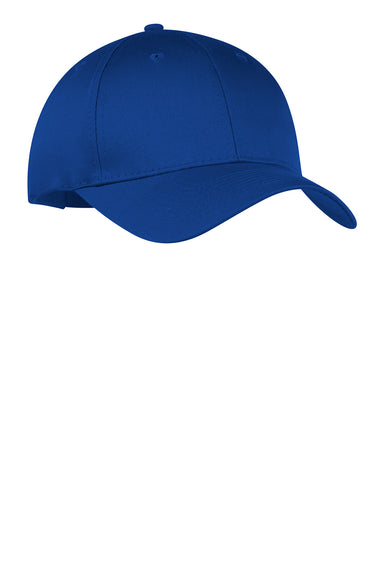 Port & Company YCP80 Twill Hat Royal Blue Front