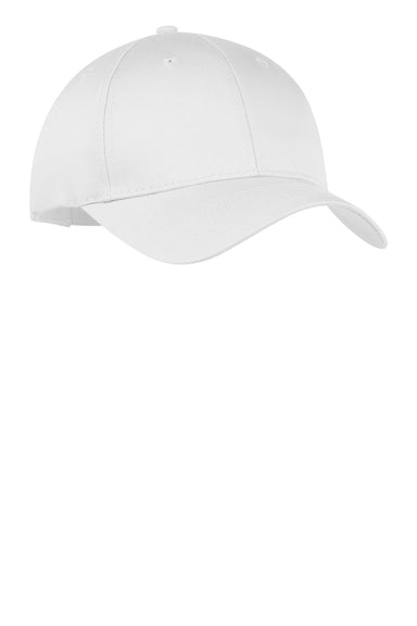 Port & Company CP80 Twill Adjustable Hat White Front