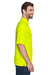 UltraClub 8210 Mens Cool & Dry Moisture Wicking Short Sleeve Polo Shirt Bright Yellow Side