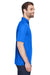 UltraClub 8210 Mens Cool & Dry Moisture Wicking Short Sleeve Polo Shirt Royal Blue Side