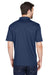 UltraClub 8210 Mens Cool & Dry Moisture Wicking Short Sleeve Polo Shirt Navy Blue Back