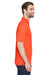 UltraClub 8210 Mens Cool & Dry Moisture Wicking Short Sleeve Polo Shirt Orange Side