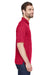 UltraClub 8210 Mens Cool & Dry Moisture Wicking Short Sleeve Polo Shirt Cardinal Red Side