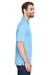 UltraClub 8210 Mens Cool & Dry Moisture Wicking Short Sleeve Polo Shirt Columbia Blue Side