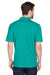 UltraClub 8210 Mens Cool & Dry Moisture Wicking Short Sleeve Polo Shirt Jade Green Back