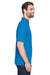 UltraClub 8210 Mens Cool & Dry Moisture Wicking Short Sleeve Polo Shirt Pacific Blue Side