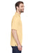 UltraClub 8210 Mens Cool & Dry Moisture Wicking Short Sleeve Polo Shirt Yellow Haze Side