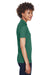 UltraClub 8210L Womens Cool & Dry Moisture Wicking Short Sleeve Polo Shirt Forest Green Side