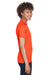 UltraClub 8210L Womens Cool & Dry Moisture Wicking Short Sleeve Polo Shirt Orange Side