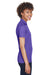 UltraClub 8210L Womens Cool & Dry Moisture Wicking Short Sleeve Polo Shirt Purple Side