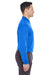 UltraClub 8210LS Mens Cool & Dry Moisture Wicking Long Sleeve Polo Shirt Royal Blue Side