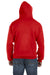 Fruit Of The Loom 82130 Mens Supercotton Fleece Hooded Sweatshirt Hoodie Red Back