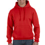 Fruit Of The Loom Mens Supercotton Fleece Hooded Sweatshirt Hoodie - True Red