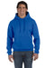 Fruit Of The Loom 82130 Mens Supercotton Fleece Hooded Sweatshirt Hoodie Royal Blue Front