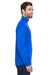 UltraClub 8230 Mens Cool & Dry Moisture Wicking 1/4 Zip Sweatshirt Royal Blue Side