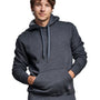 Russell Athletic Mens Classic Hooded Sweatshirt Hoodie - Heather Charcoal Grey - NEW