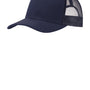 Port Authority Mens Adjustable Trucker Hat - True Navy Blue