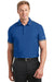 Nike 838958 Mens Dri-Fit Moisture Wicking Short Sleeve Polo Shirt Gym Blue/Dark Grey Front