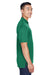 UltraClub 8405 Mens Cool & Dry Moisture Wicking Short Sleeve Polo Shirt Forest Green Side