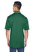 UltraClub 8406 Mens Cool & Dry Moisture Wicking Short Sleeve Polo Shirt Forest Green/White Back