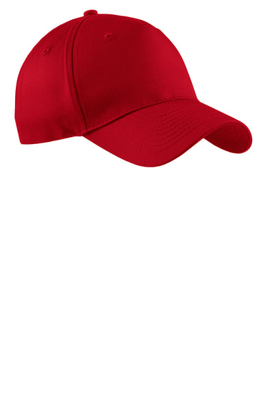 Port & Company CP86 Twill Adjustable Hat Red Front