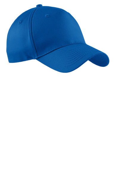 Port & Company CP86 Twill Adjustable Hat Royal Blue Front