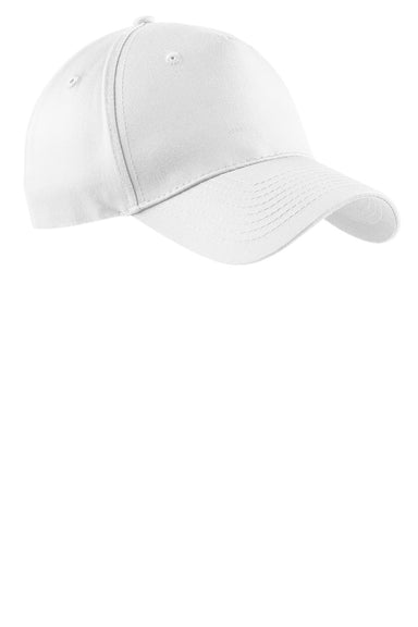 Port & Company CP86 Twill Adjustable Hat White Front
