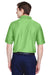 UltraClub 8413 Mens Cool & Dry Elite Performance Moisture Wicking Short Sleeve Polo Shirt Apple Green Back