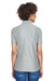 UltraClub 8414 Womens Cool & Dry Elite Performance Moisture Wicking Short Sleeve Polo Shirt Grey Back