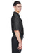 UltraClub 8415 Mens Cool & Dry Elite Performance Moisture Wicking Short Sleeve Polo Shirt Black Side