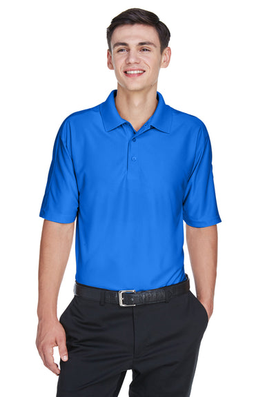 UltraClub 8415 Mens Cool & Dry Elite Performance Moisture Wicking Short Sleeve Polo Shirt Royal Blue Front