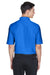 UltraClub 8415 Mens Cool & Dry Elite Performance Moisture Wicking Short Sleeve Polo Shirt Royal Blue Back