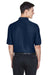 UltraClub 8415 Mens Cool & Dry Elite Performance Moisture Wicking Short Sleeve Polo Shirt Navy Blue Back
