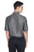 UltraClub 8415 Mens Cool & Dry Elite Performance Moisture Wicking Short Sleeve Polo Shirt Charcoal Grey Back